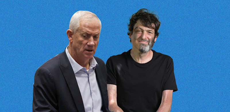 דן אריאלי, בני גנץ / צילום: יונתן בלום, נעם מושקוביץ-דוברות הכנסת