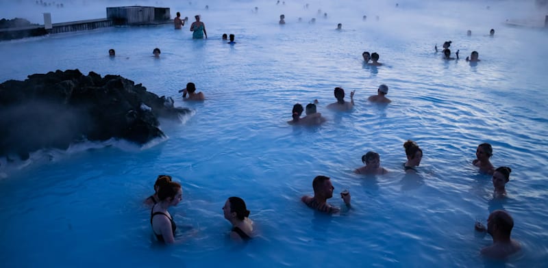 אתר הספא הגיאותרמי Blue Lagoon באיסלנד / צילום: Reuters, Craig Ruttle