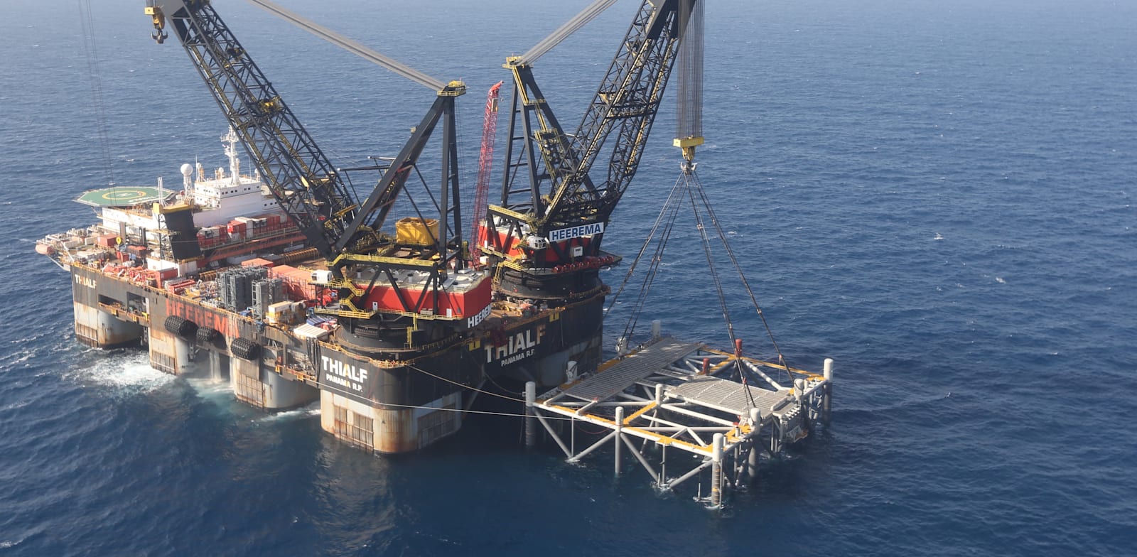 "אסדת קידוח הגז לוויתן / צילום: מארק ישראל סלם, "ג'רוזלם פוסט" "