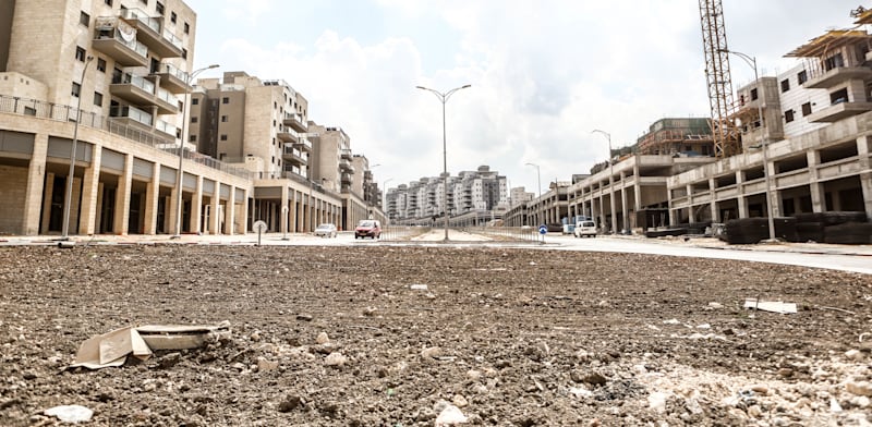 "אתר בנייה בישראל / צילום: שלומי יוסף"