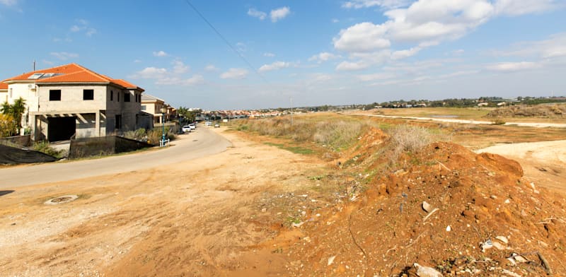 "תל מונד. בלי בניינים שיפריעו לתמהיל / צילום: אלון רון"