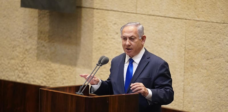 "בנימין נתניהו - דיון במליאת הכנסת / צילום: דוברות הכנסת"