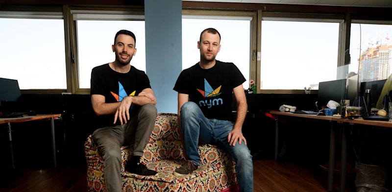 "מייסדי NYM: אדם רימון ועמיחי נידרמן / צילום: איל יצהר"