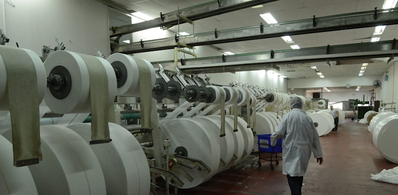 "מפעל ייצור של חברת עלבד / צילום: איל יצהר"