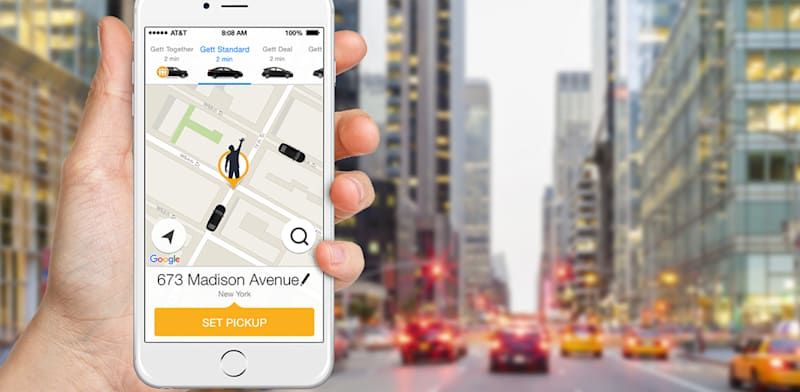 Gett app  credit: Studio Gett