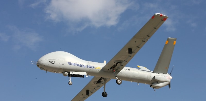 "מל''ט הרמס 900 מתוצרת אלביט מערכות / צילום: יח''צ"