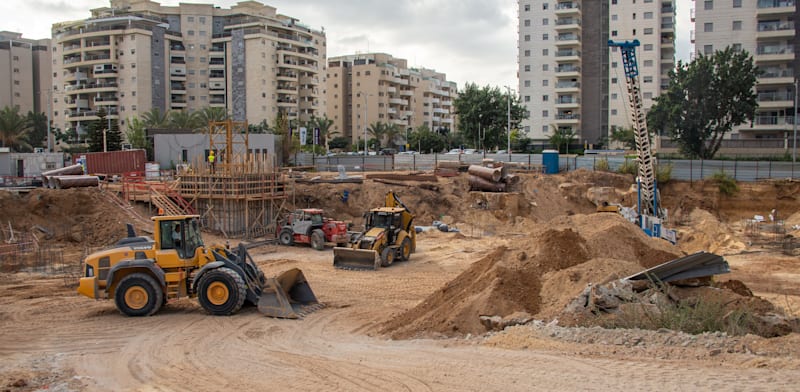 Residential construction in Ashkelon credit: Shutterstock/Yuri Dondish