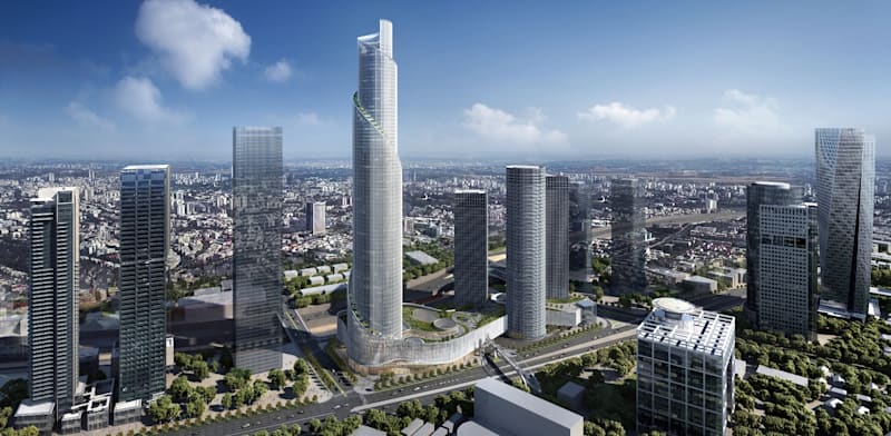 "מגדל הספירלה של עזריאלי / צילום: KPF"