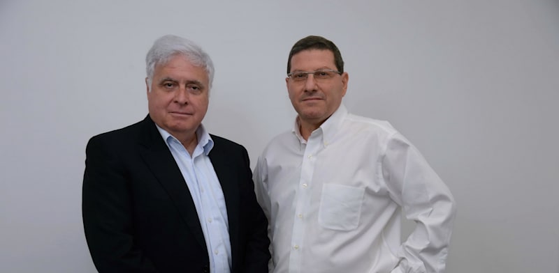Ashtron chairman Rami Nussbaum and CEO Gil Giron credit: Israel Hadari