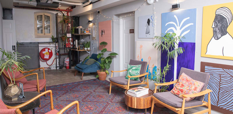 "מתחם אירוח של סלינה / צילום: ענבל מרמרי"