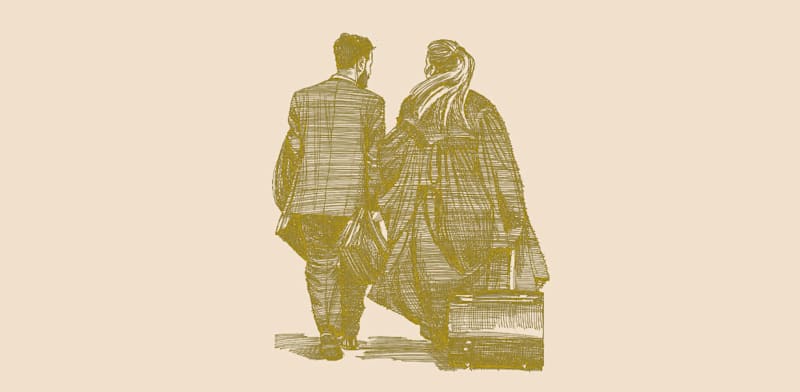 עורכי דין. קיימת מגמה הולכת וגדלה של פרישה ממשרדים גדולים והקמת משרדי בוטיק / איור: גיל ג'יבלי