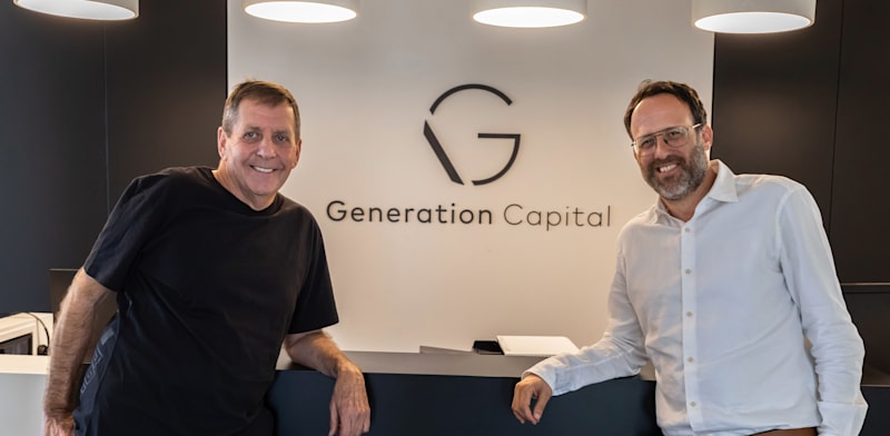 "יוסי זינגר וארז בלשה, יו''ר ומנכ''ל ג'נריישן קפיטל / צילום: כדיה לוי"