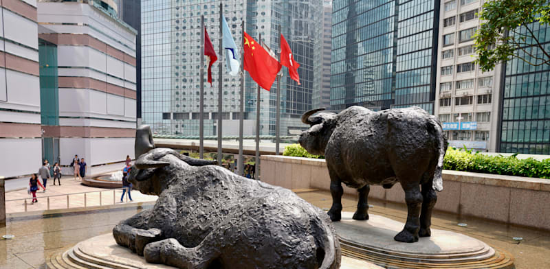 "הבורסה בהונג קונג / צילום: Shutterstock, Wang Sing"