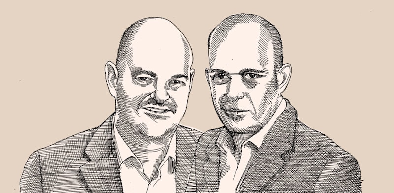 מייסדי MHR1, צח חרמון ויגיל מנוביץ / איור: גיל ג'יבלי
