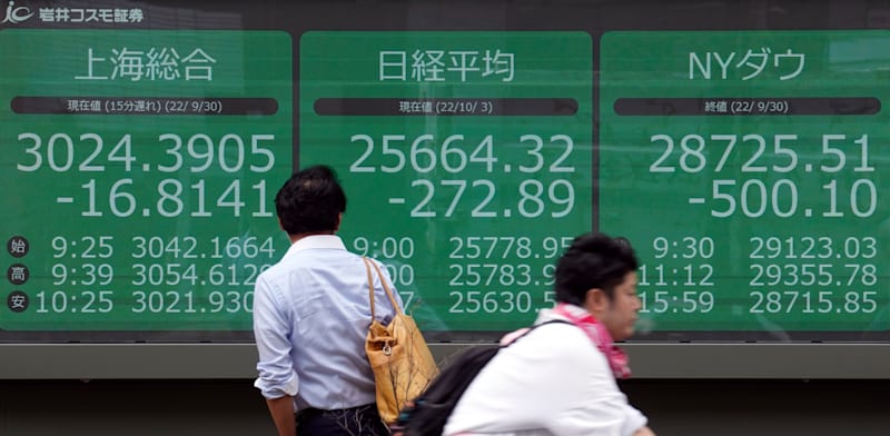 בורסת טוקיו / צילום: Associated Press, Eugene Hoshiko