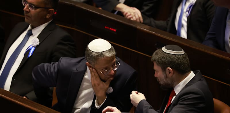Itamar Ben-Gvir and Bezalel Smotrich credit: Yossi Zamir
