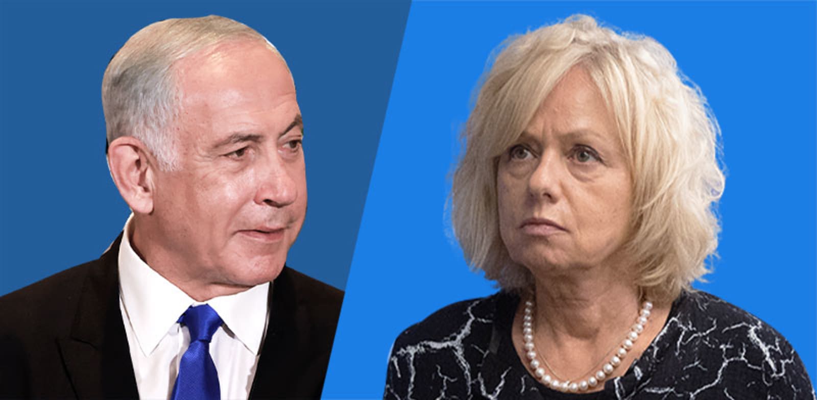 "היועמ''שית גלי בהרב-מיארה וראש הממשלה בנימין נתניהו / צילום: איל יצהר, יוסי זמיר"