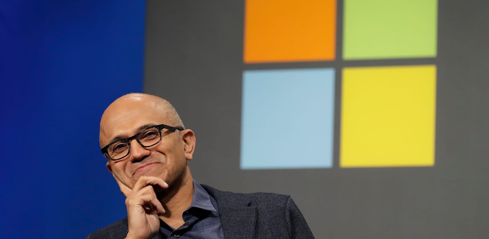 "מנכ''ל מיקרוסופט, סאטיה נאדלה / צילום: Associated Press, Ted S. Warren"