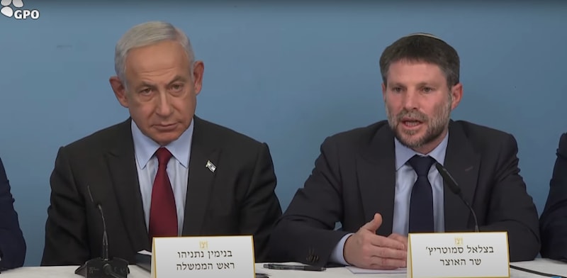 "ראש הממשלה בנימין נתניהו ושר האוצר בצלאל סמוטריץ' / צילום: העמוד הרשמי של דוברות ראש הממשלה"