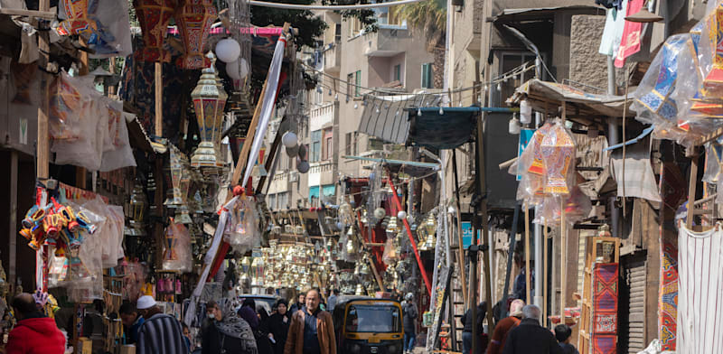"שוק בבירה קהיר (ארכיון) / צילום: Associated Press, Amr Nabil"