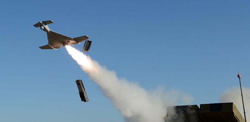 "מערכות הארופ ומיני הרפי של התעשייה האווירית / צילום: תע''א"