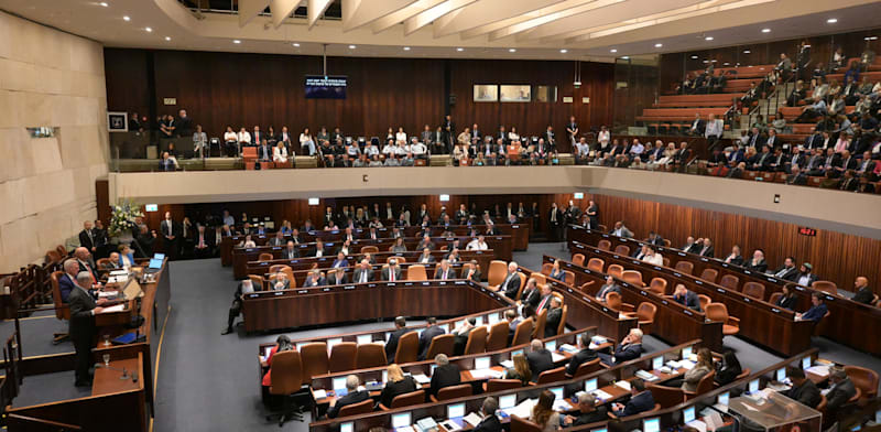 Knesset plenum credit: Amos Ben-Gershom GPO