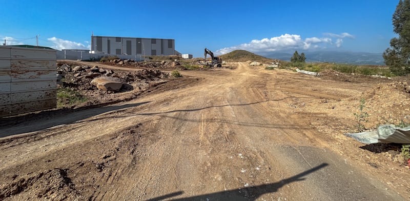 "בנייה בקריית שמונה. אלפי דירות בקנה / צילום: אייל מרגולין"