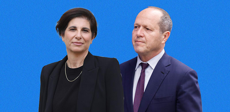 "שר הכלכלה ניר ברקת והממונה על התחרות מיכל כהן / צילום: מארק ישראל סלם - "ג'רוזלם פוסט", כדיה לוי"