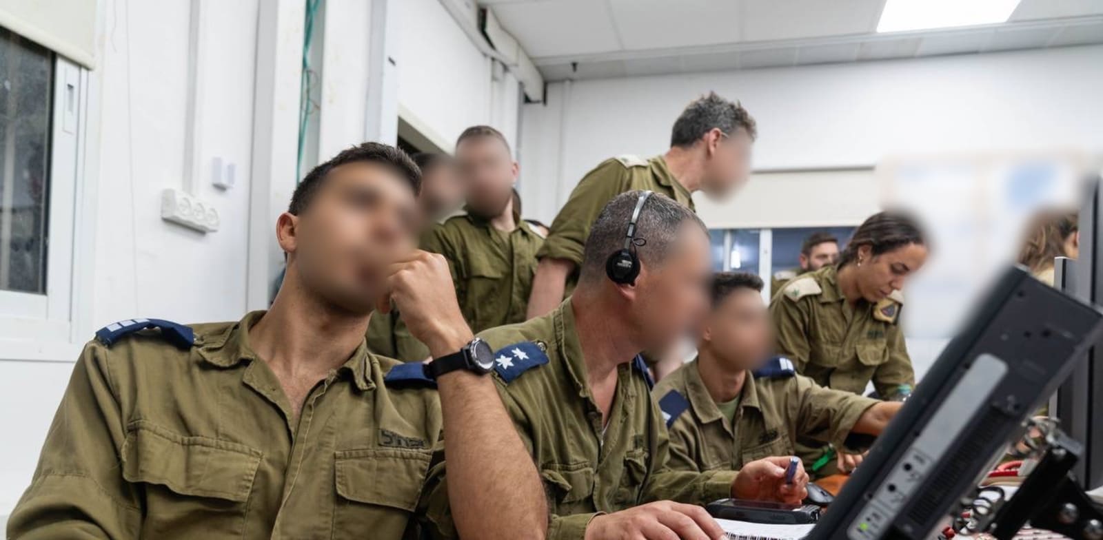 IDF command post   credit: IDF spokesperson