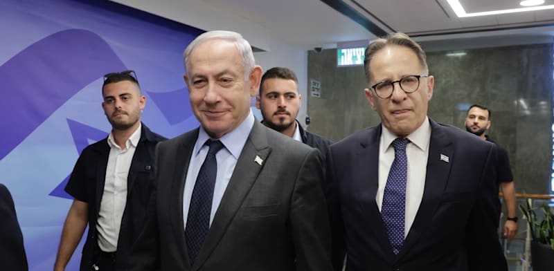 "רא הממשלה בנימין נתניהו וראש הסגל צחי ברוומרמן / צילום: מארק ישראל סלם - הג'רוזלם פוסט"