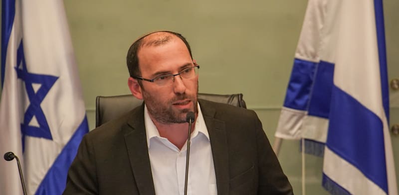"ח''כ שמחה רוטמן בדיון בוועדת החוקה / צילום: דני שם טוב, דוברות הכנסת"