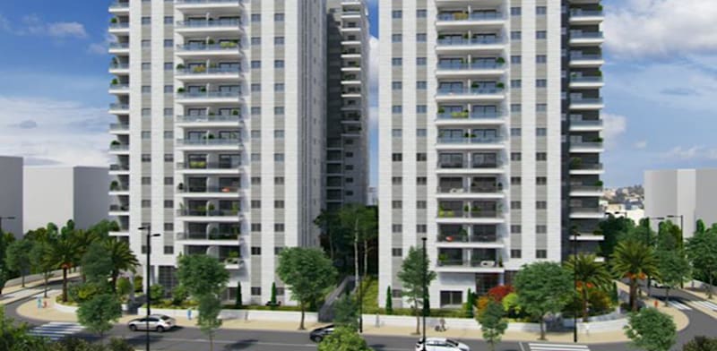 "הפרויקט של רנט איט בשכונת הפרחים בקריית גת / צילום: מצגת החברה"