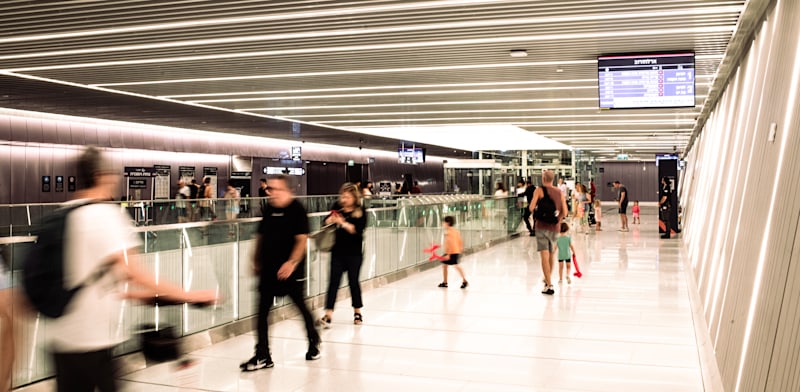 הקו האדום של הרכבת הקלה / צילום: יוסי כהן