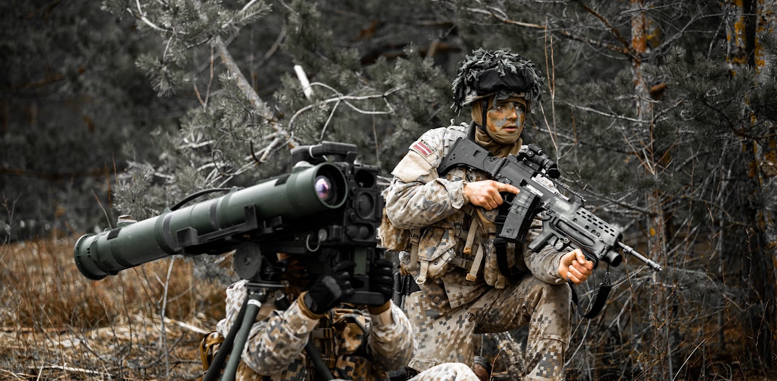 "מערכות ישראליות מהוות ב''פאנצריאגר'' חלק מהותי, ביניהן מערכת הטילים המתקדמת ספייק LR2 מתוצרת רפאל / צילום: רפאל"