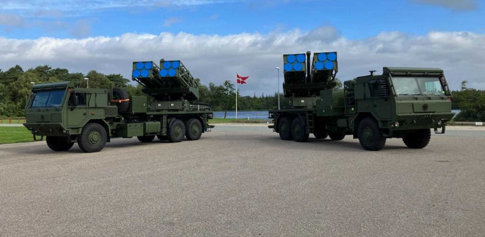 "מערכת משגרי הרקטות של אלביט בדנמרק / צילום: אלביט מערכות"