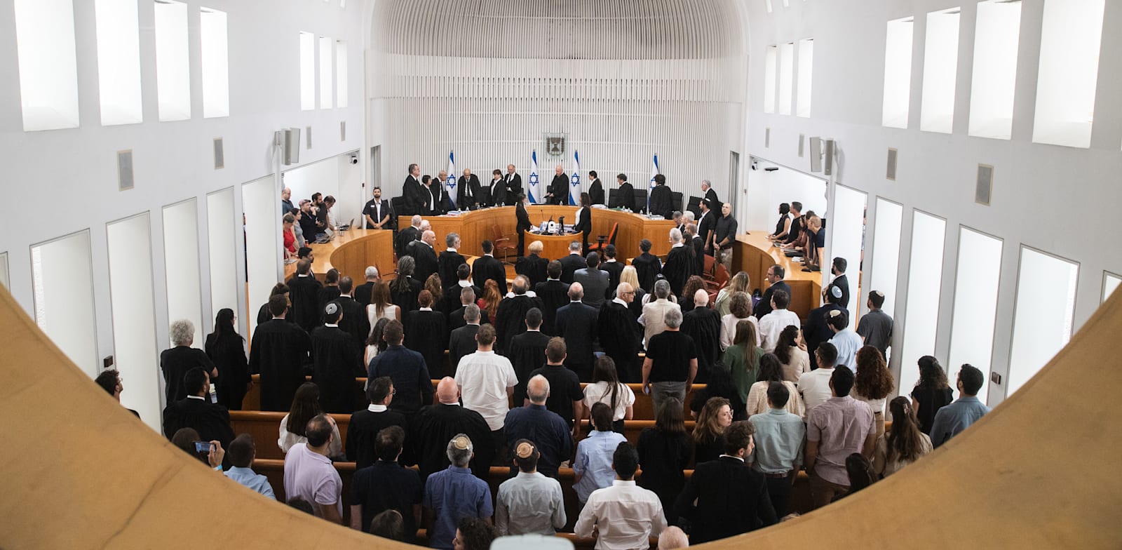 High Court of Justice hearing on reasonableness law September 12, 2023  credit: Alex Kolomoisky, Yedioth Aharonoth