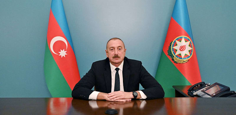 "נשיא אזרבייג'ן, אילהם אלייב / צילום: Reuters, Handout"