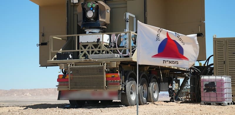 Iron Beam systems credit: Ministry of Defense Spokesperson
