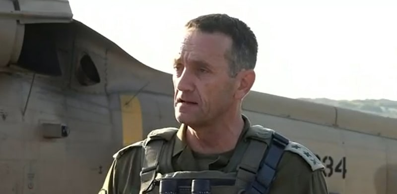 "הרמטכ''ל הרצי הלוי / צילום: חדשות 12"