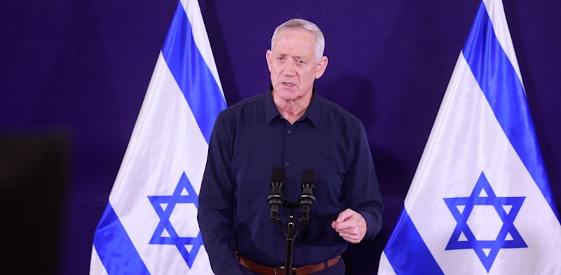 Benny Gantz credit: Marc Israel Sellem Jerusalem Post