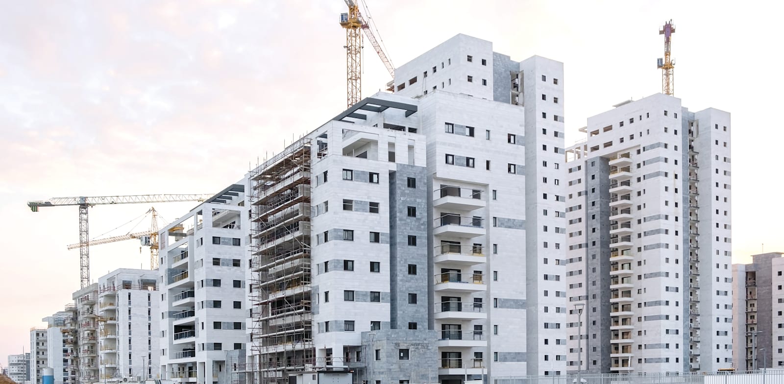 Nueva construcción en Israel Crédito: Shutterstock