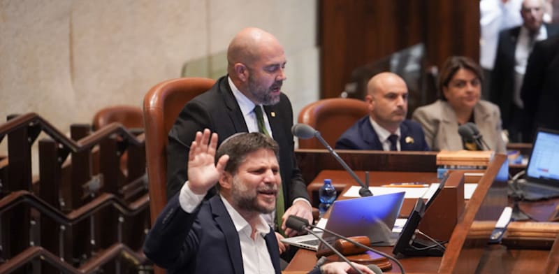 Minister of Finance Bezalel Smotrich  credit: Noam Moskowitz, Knesset Press Office