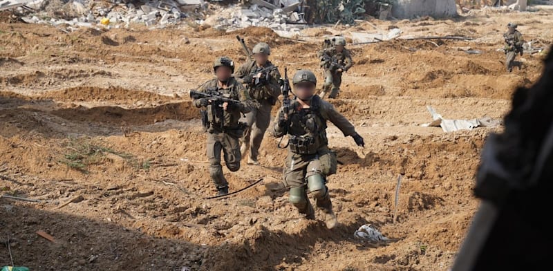 IDF soldiers in Gaza credit: IDF Spokesperson