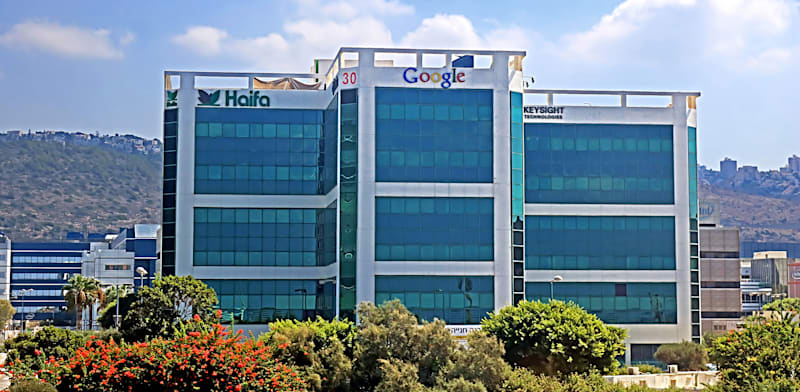 Crédito de las oficinas de Google Haifa: Shutterstock