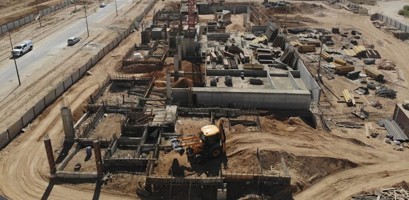 "בנייה שהופסקה בדרום הארץ / צילום: באדיבות ארגון הקבלנים"