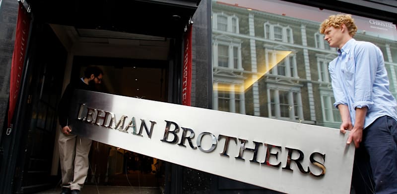 "סגירת ליהמן ברדרס בעקבות משבר הסאב פריים ב־2008 / צילום: ap, Kirsty Wigglesworth"