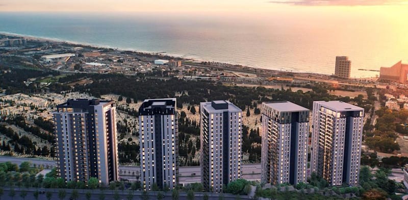 פרויקט נווה דוד חיפה של אזורים. הדיירים יקבלו דירה חדשה לפני הריסת הישנה / הדמיה: גיורא גור אדריכלים