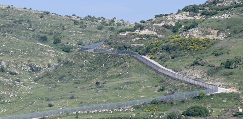 גבול ישראל-לבנון / צילום: Reuters, Joerg Boethling