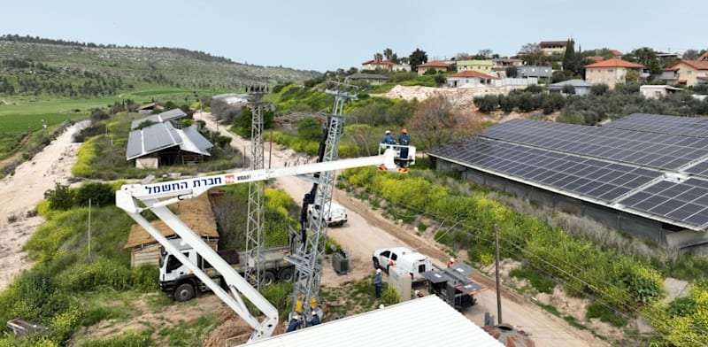 פאנלים סולאריים / צילום: יוסי וייס, חברת החשמל