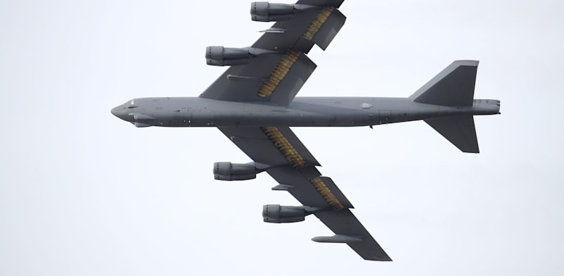 מטוס B-52 של צבא ארה''ב / צילום: Reuters, Michael Clevenger / Courier Journal / USA TODAY NETWORK